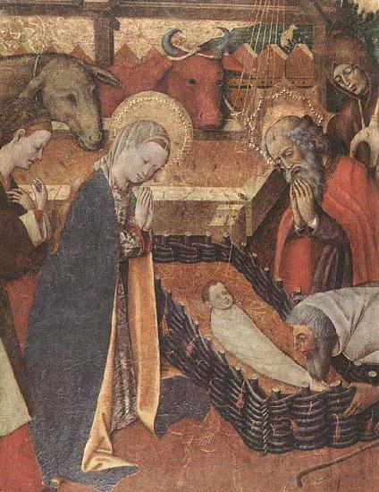 MARTORELL, Bernat (Bernardo) The Nativity Norge oil painting art